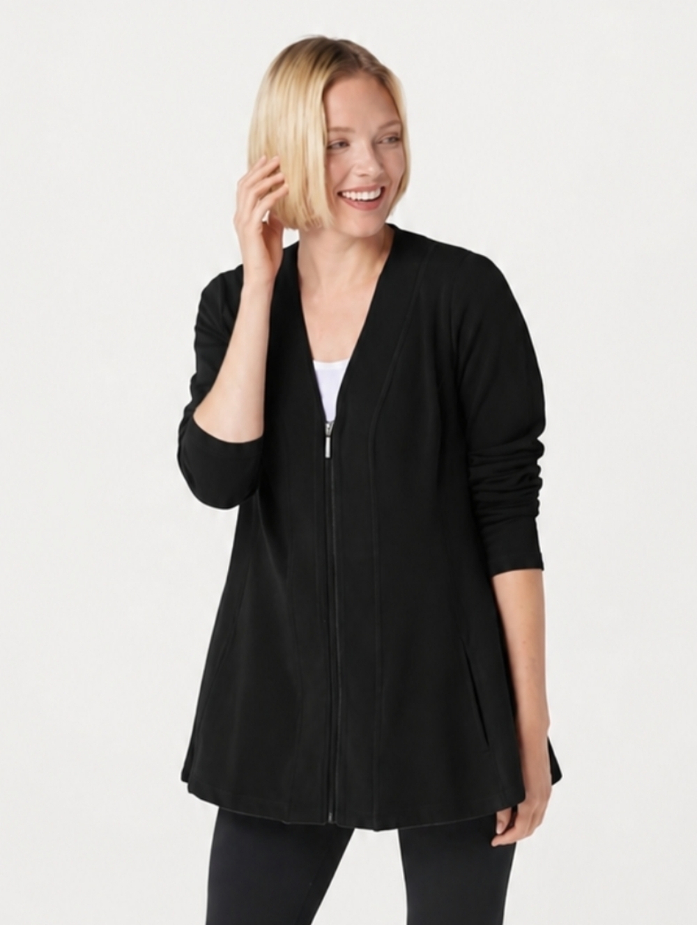 Denim & Co Active Black jacket